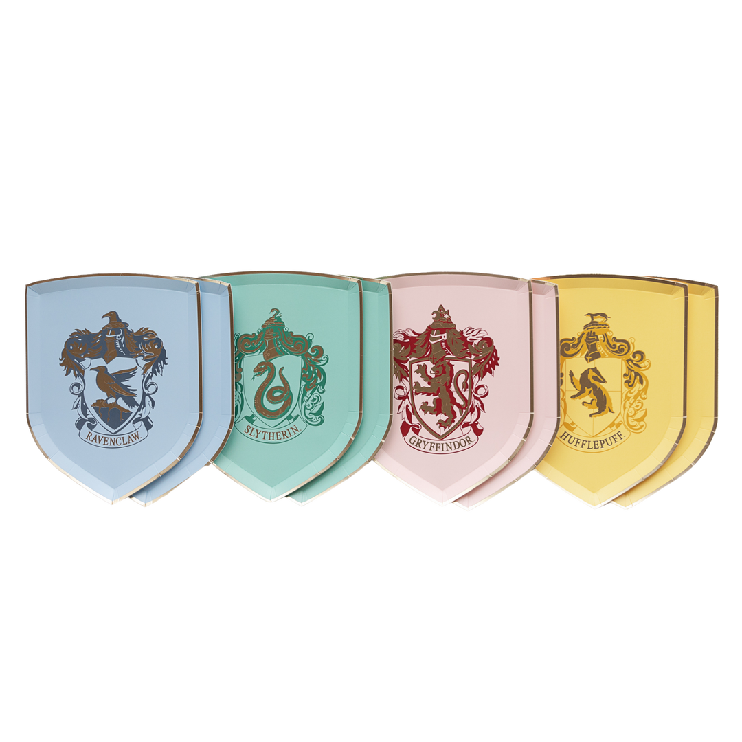 HARRY POTTER X BONJOUR FÊTE HOUSE PRIDE SMALL PLATES Bonjour Fete Plates Bonjour Fete - Party Supplies