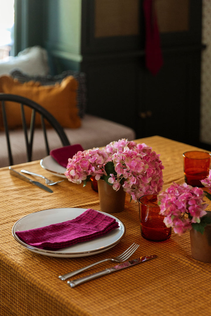 SOHO - Two Toned Amber Tablecloth Heather Taylor Home variable SOHO - Two Toned Amber Tablecloth Bonjour Fete - Party Supplies