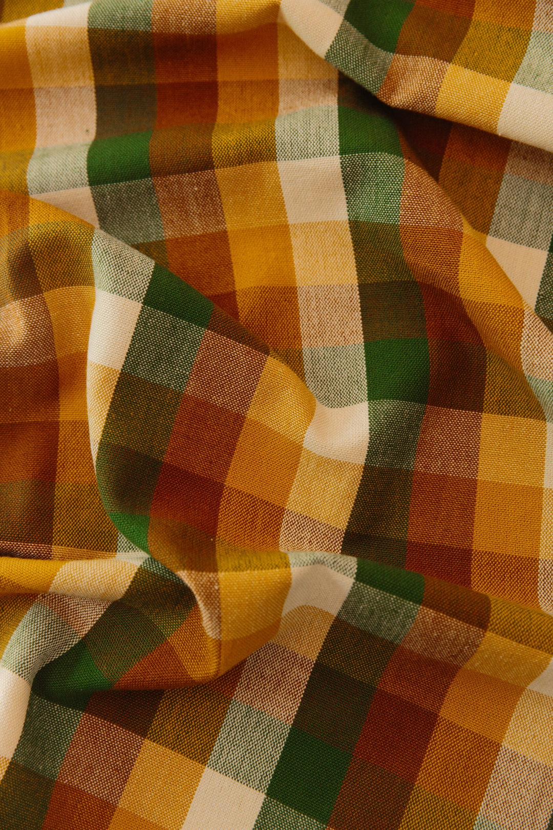 GINGHAM - Oak Tablecloth Heather Taylor Home variable GINGHAM - Oak Tablecloth Bonjour Fete - Party Supplies