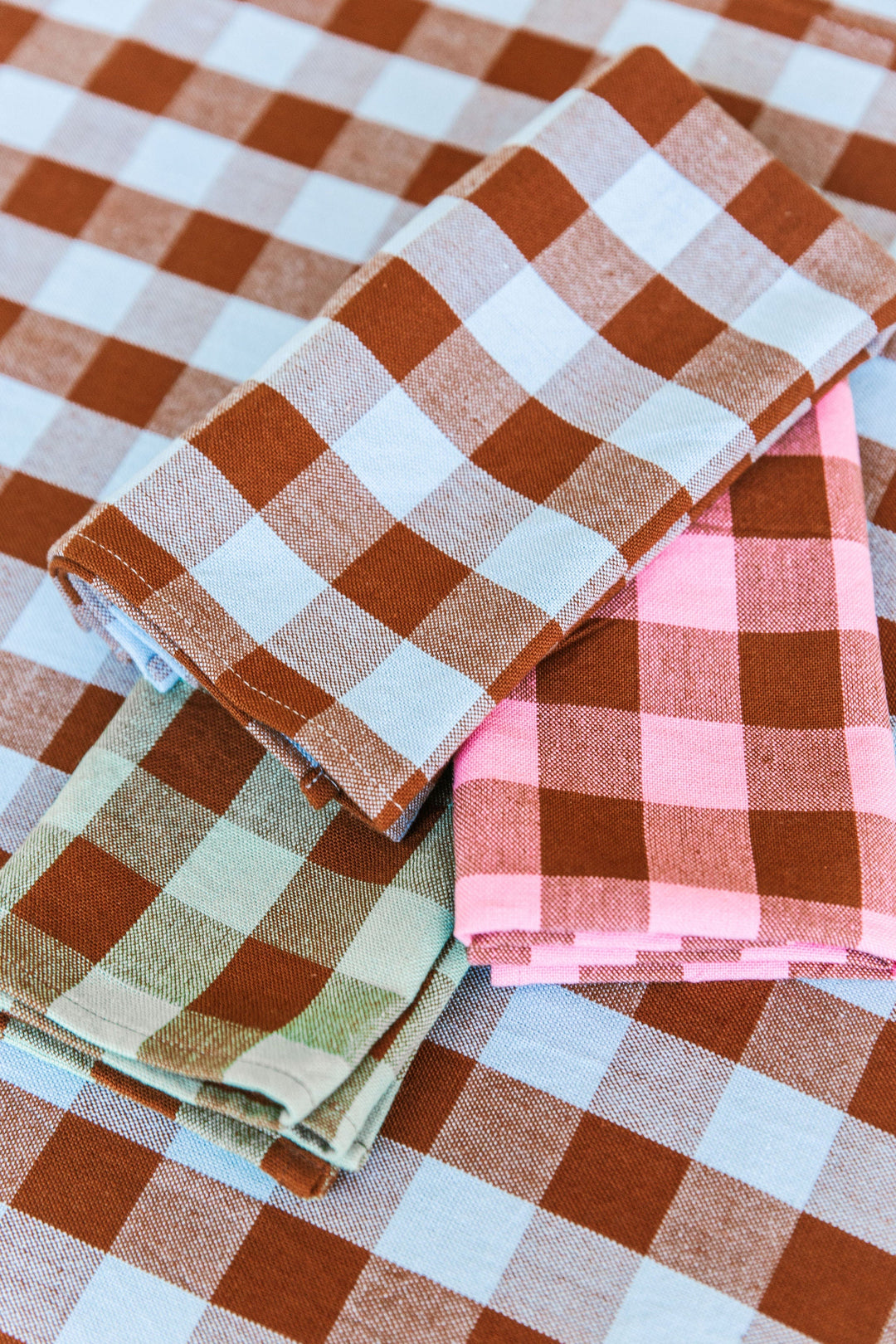 CANDY GINGHAM - Pink Napkins Heather Taylor Home simple CANDY GINGHAM - Pink Napkins Bonjour Fete - Party Supplies