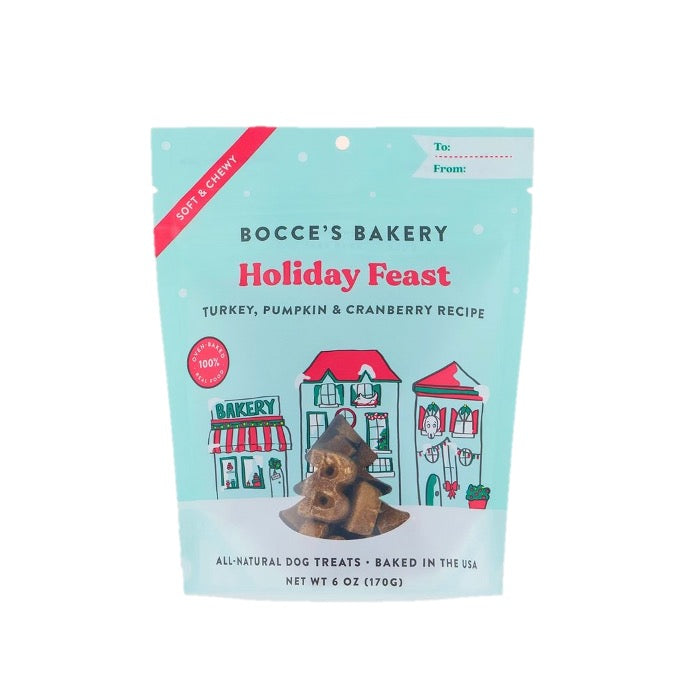 HOLIDAY FEAST SOFT & CHEWY DOG TREATS Bocce's Bakery Bonjour Fete - Party Supplies