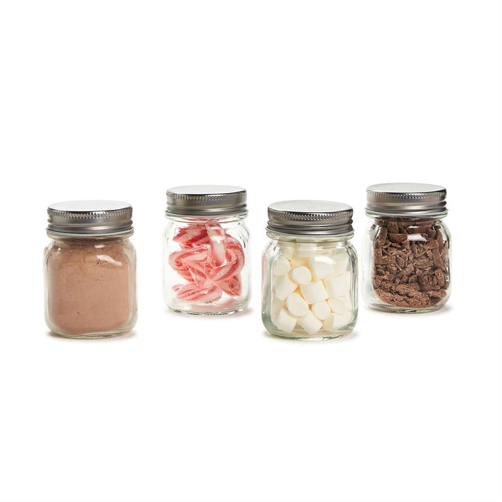 HOT COCOA BAR MASON JAR SET Two's Company Christmas Candy Bonjour Fete - Party Supplies