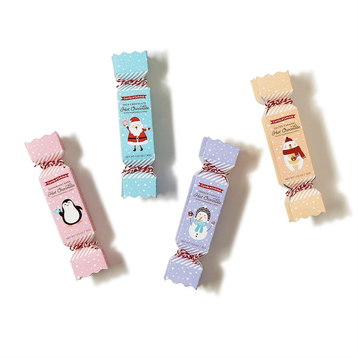 HOT COCOA CRACKER SET Two's Company Christmas Candy Bonjour Fete - Party Supplies