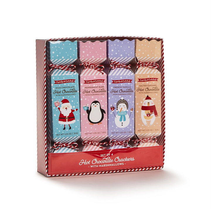 HOT COCOA CRACKER SET Two's Company Christmas Candy Bonjour Fete - Party Supplies
