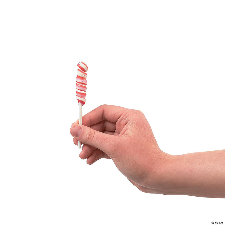HOT PINK MINI TWISTY LOLLIPOP Fun Express Valentine's Day Treats HOT PINK MINI TWISTY LOLLIPOP Bonjour Fete - Party Supplies