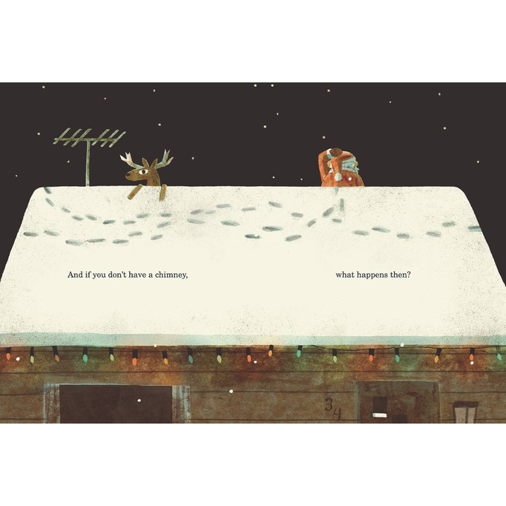 HOW DOES SANTA GO DOWN THE CHIMNEY? Penguin Random House LLC Holiday Toys & Books Bonjour Fete - Party Supplies