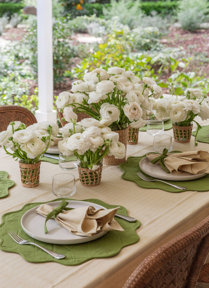 Goldie Stripe Butter Tablecloth