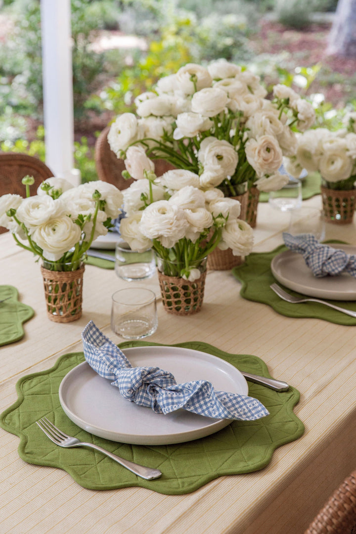 Goldie Stripe Butter Tablecloth