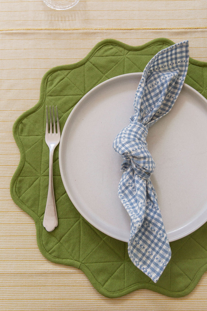Goldie Stripe Butter Tablecloth