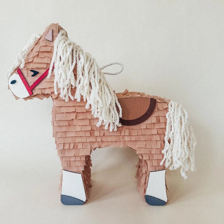🐴 Birthday Horse Piñata – Handmade 22” Party Decoration with String Mane & Candy Holder mamaspinatas 🐴 Birthday Horse Piñata – Handmade 22” Party Decoration with String Mane & Candy Holder Bonjour Fete - Party Supplies