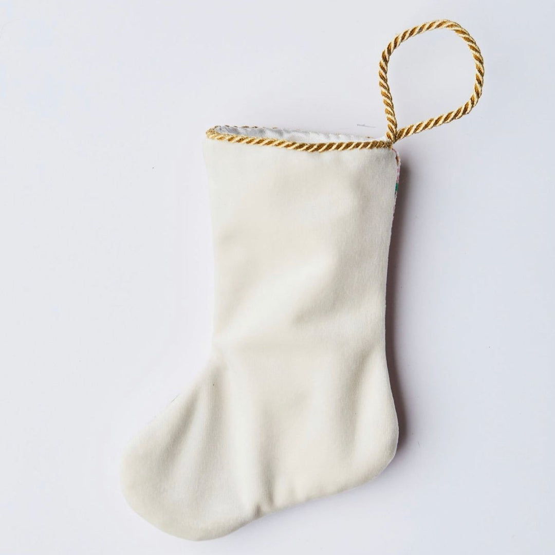 BON APPETIT MACARONS BAUBLE STOCKING Bauble Stockings Bauble Stockings Bonjour Fete - Party Supplies