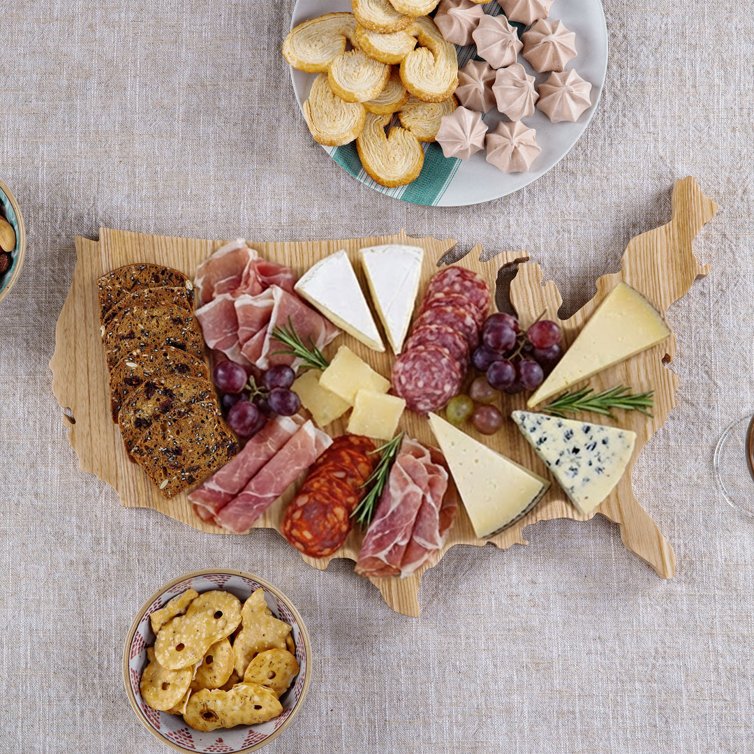 USA Map Serving Board - Bonjour Fête 