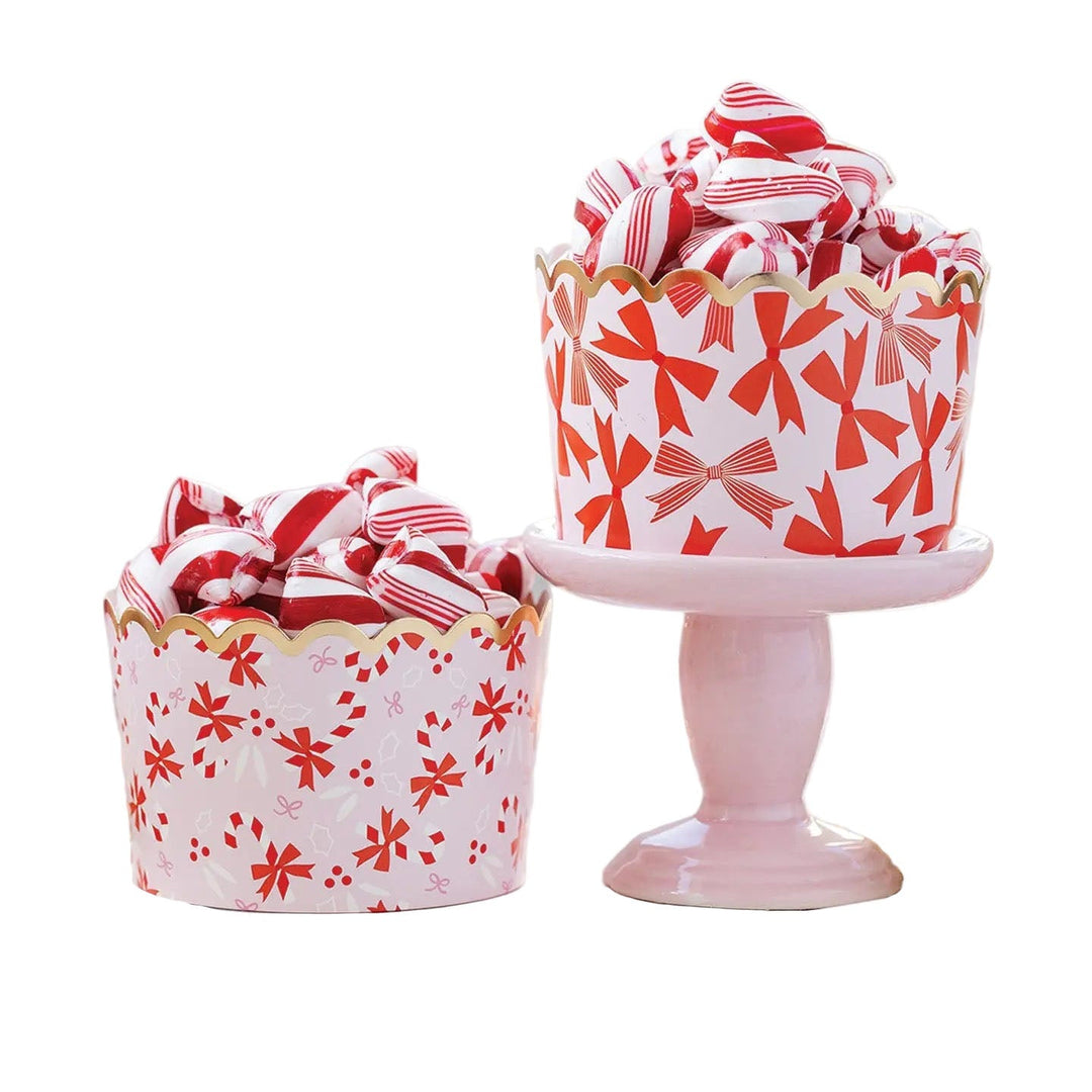 JUMBO BOW BAKING CUPS My Mind’s Eye Christmas Baking JUMBO BOW BAKING CUPS Bonjour Fete - Party Supplies