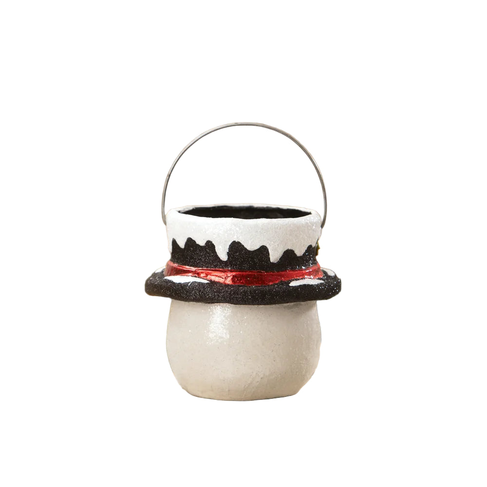 HOLLY HAT SNOWMAN - SMALL Bethany Lowe Designs, Inc. Christmas Centerpiece HOLLY HAT SNOWMAN - SMALL Bonjour Fete - Party Supplies