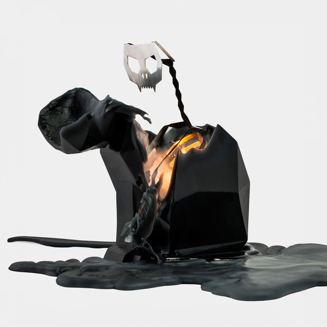 PyroPet Kisa black cat candle, a decorative animal candle for gifting