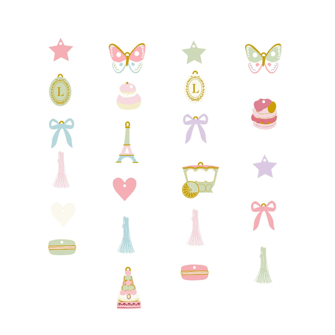 Laduree Charm Bracelet Advent Calendar Bonjour Fete Party Supplies Advent Calendars