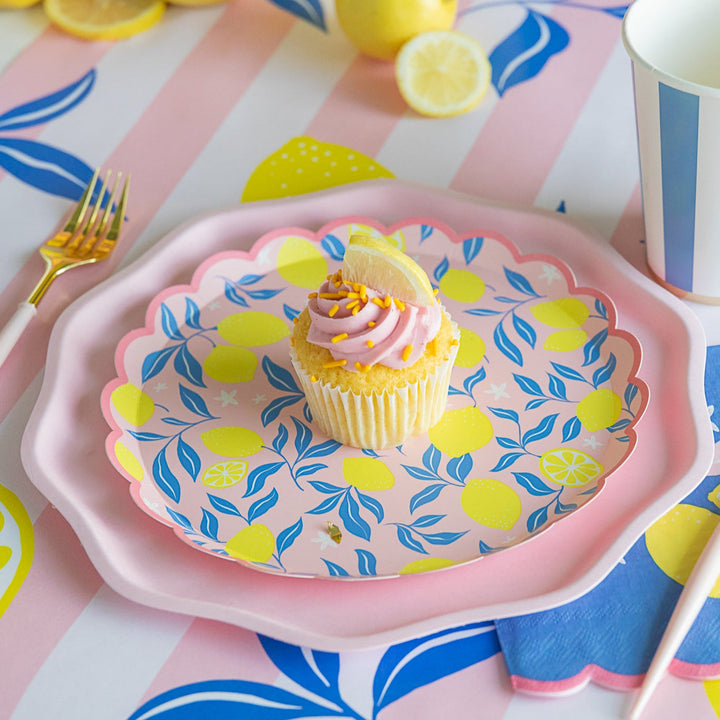PETAL PINK COMPOSTABLE DINNER PLATES Bonjour Fete PETAL PINK COMPOSTABLE DINNER PLATES Bonjour Fete - Party Supplies