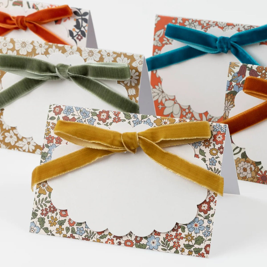 Meri Meri X Liberty Thanksgiving Place Cards