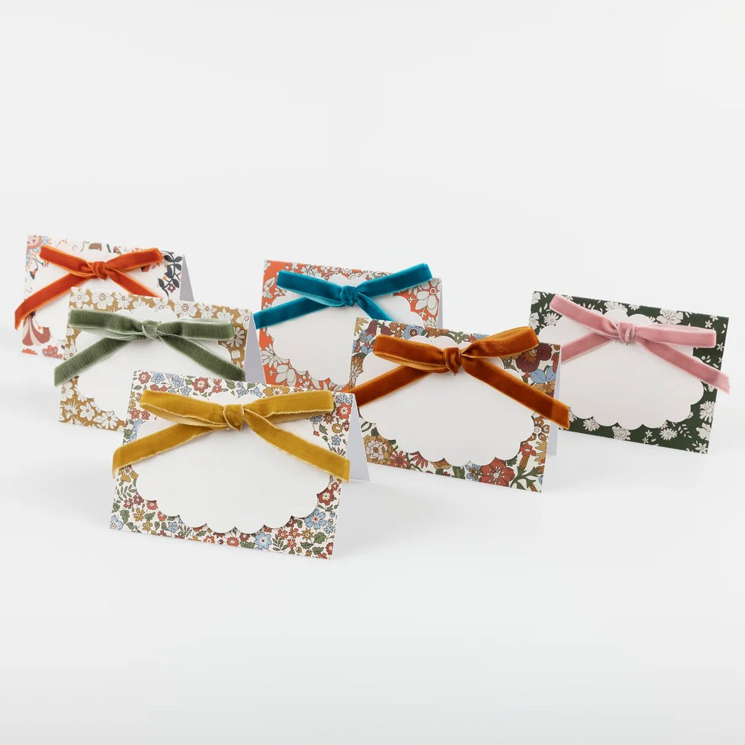 Meri Meri X Liberty Thanksgiving Place Cards
