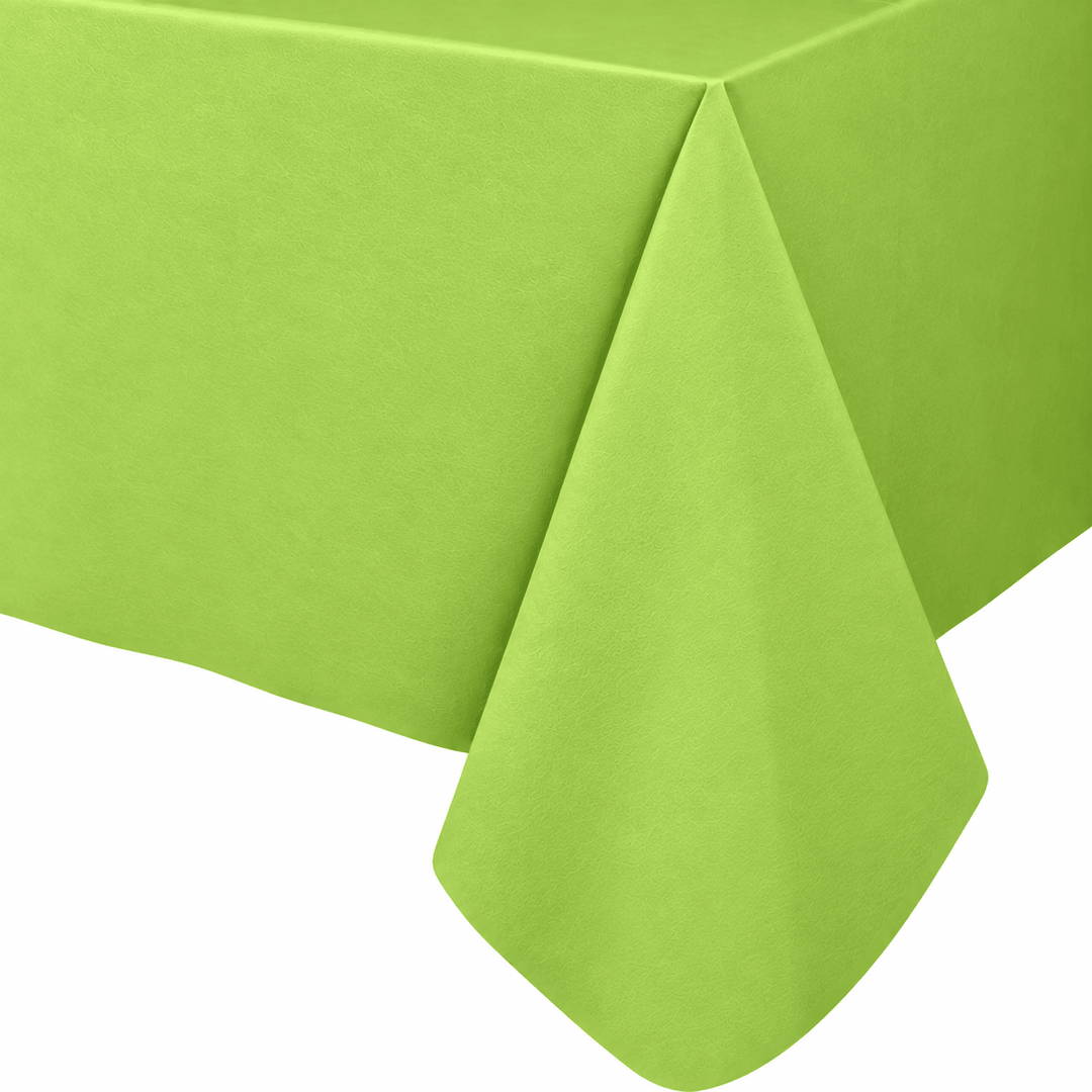 Lime Green Paper Linen Tablecloth