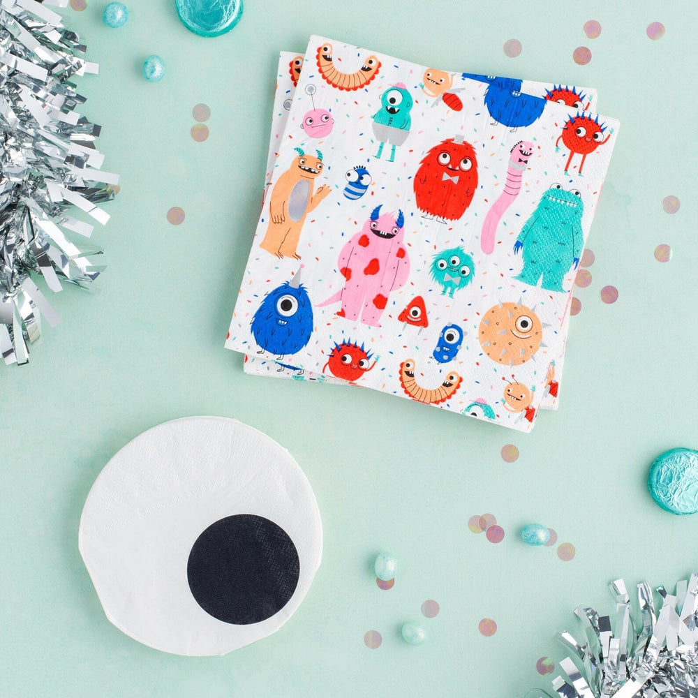 MONSTER PARTY NAPKINS Jollity & Co. + Daydream Society Napkins Bonjour Fete - Party Supplies