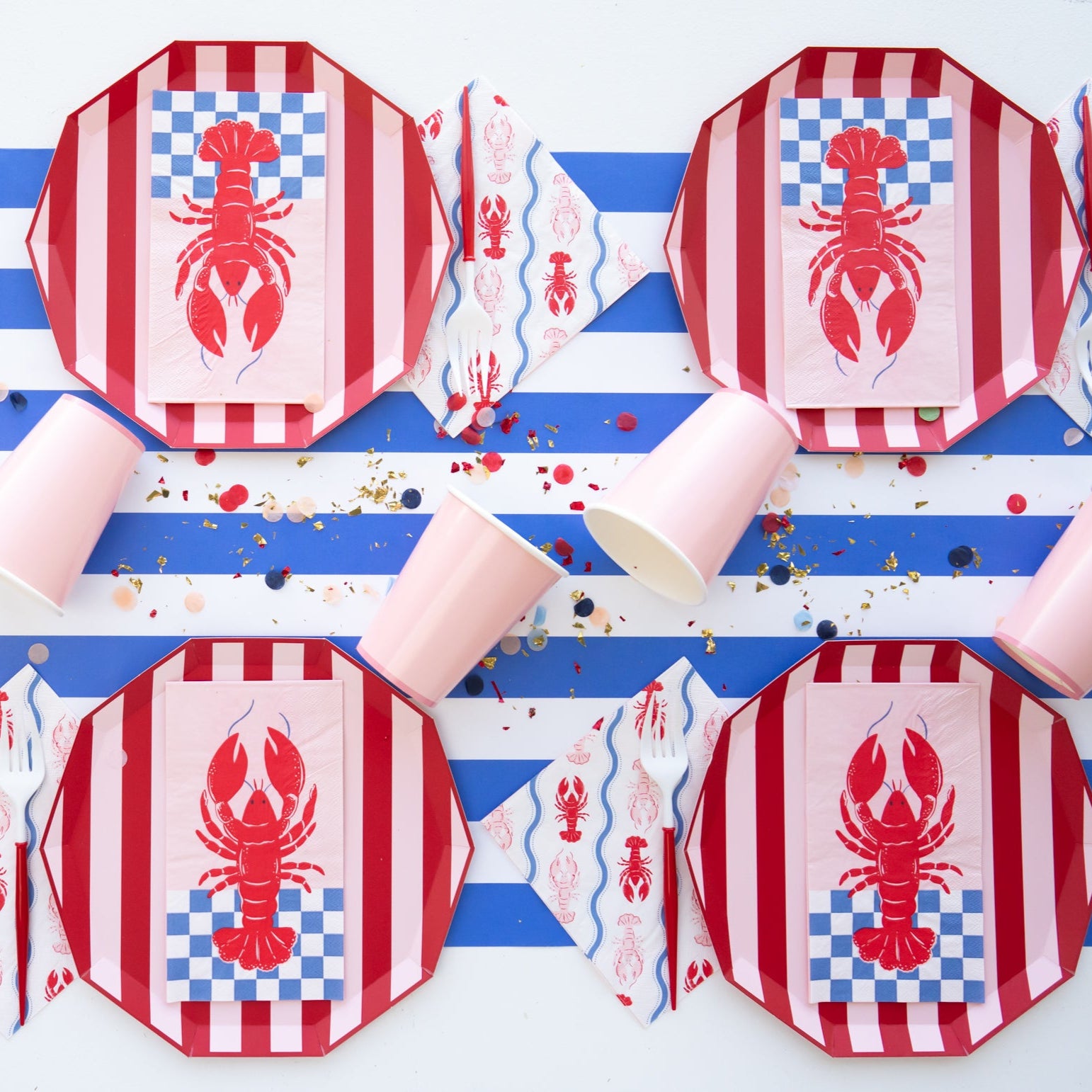 Le Lobster Guest Towels - Thumbnail 2