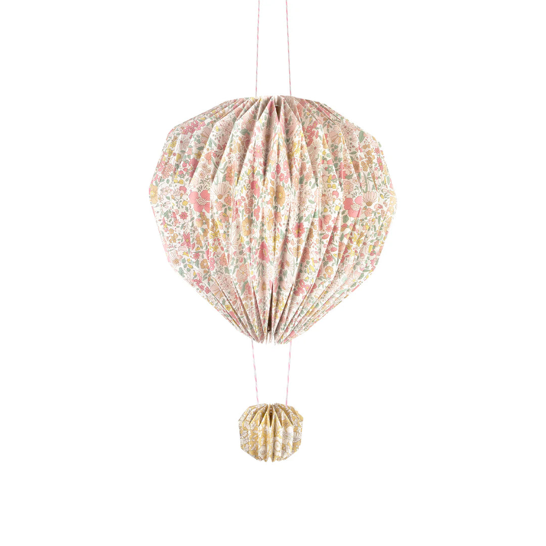 Meri Meri X Liberty origami balloon party decorations in assorted sizes for a garden or bridal shower party