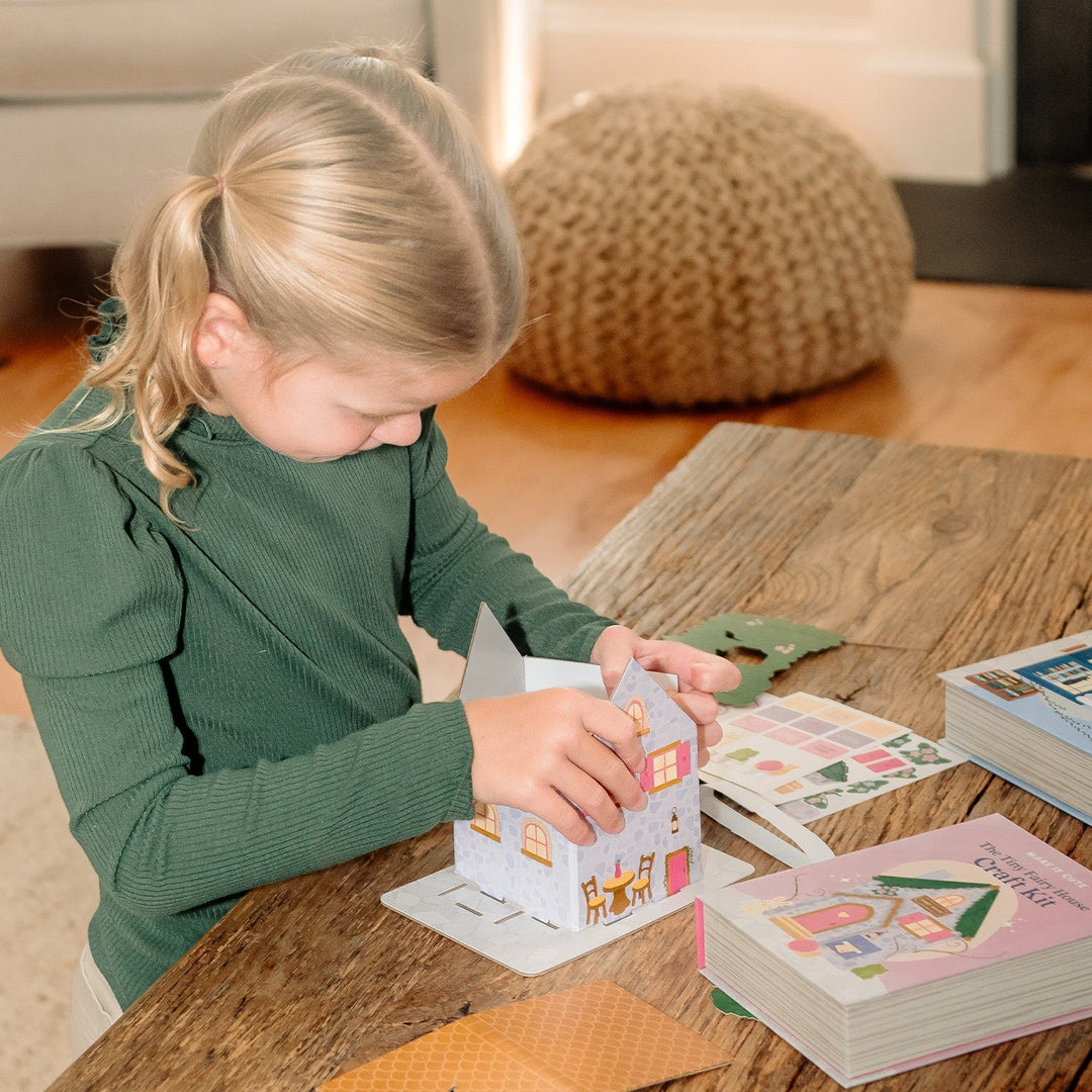 Tiny Fairy House Craft Kit Make It Cute, LLC Craft Kit Tiny Fairy House Craft Kit Bonjour Fete - Party Supplies