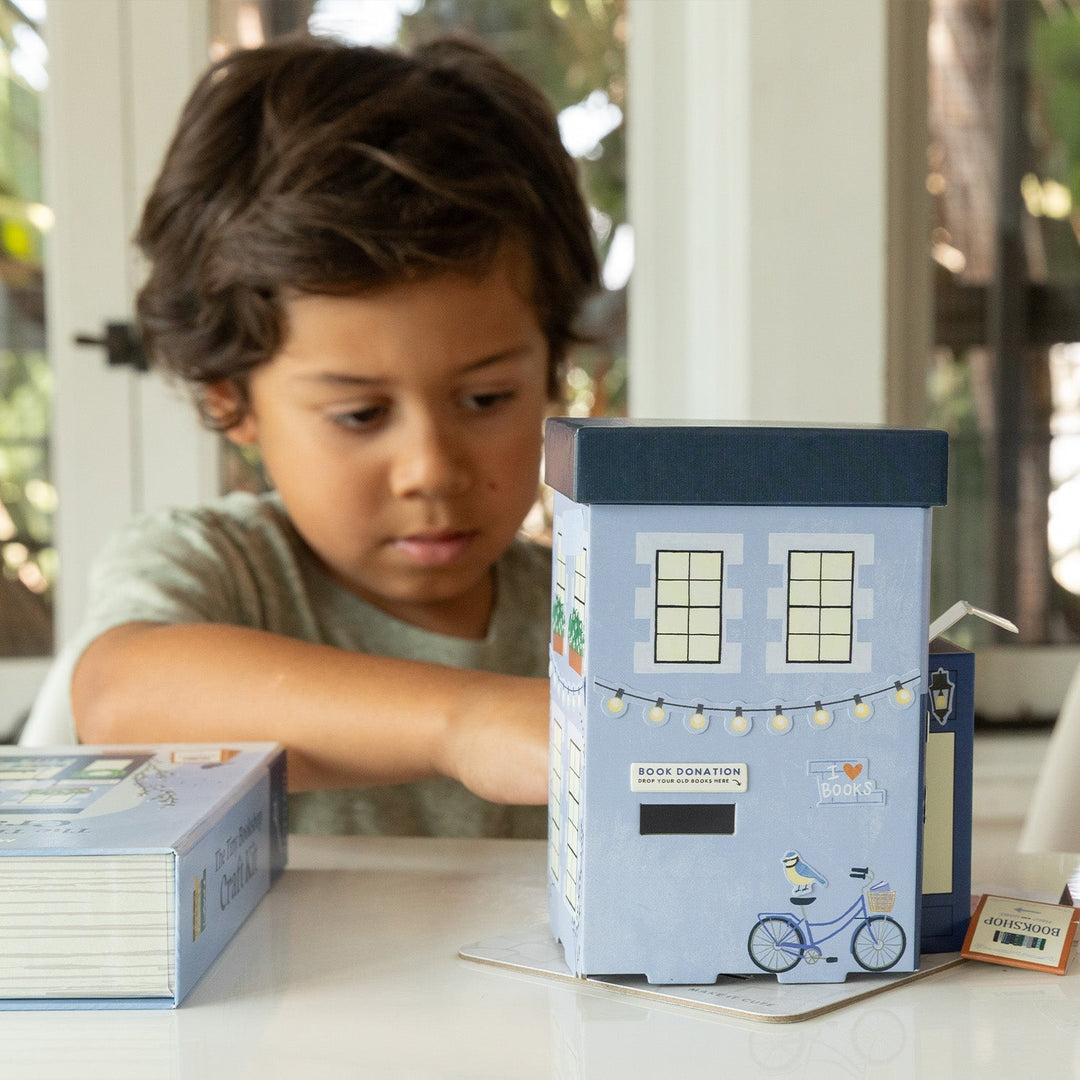 Tiny Bookshop Craft Kit Make It Cute, LLC Craft Kit Tiny Bookshop Craft Kit Bonjour Fete - Party Supplies