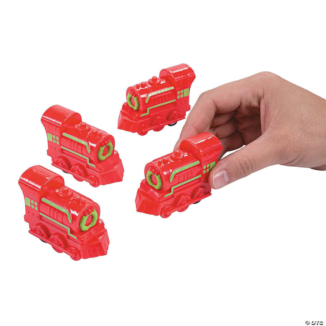 MINI CHRISTMAS PULL-BACK TRAIN Fun Express MINI CHRISTMAS PULL-BACK TRAIN Bonjour Fete - Party Supplies