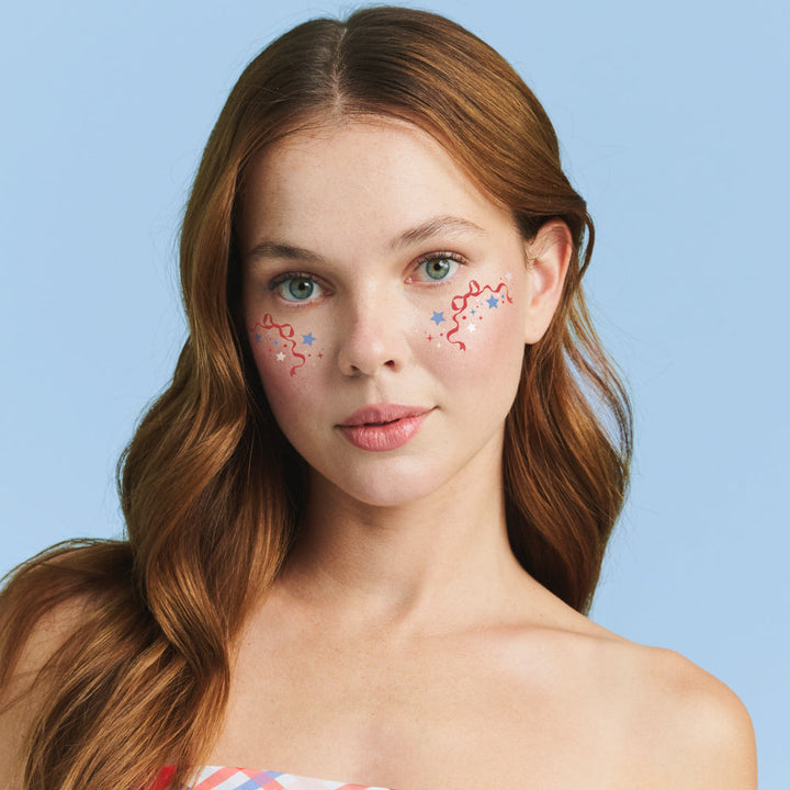 FOURTH OF JULY FRECKLE TEMPORARY TATTOOS - Bonjour Fête 