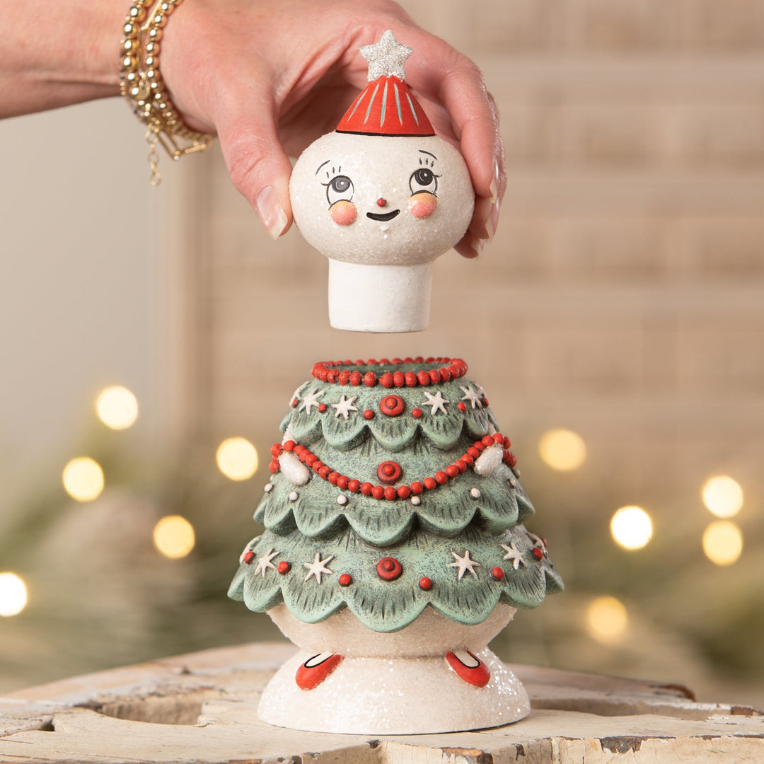 Frosty Treena Jolly Jar Bethany Lowe Designs, Inc. Frosty Treena Jolly Jar Bonjour Fete - Party Supplies