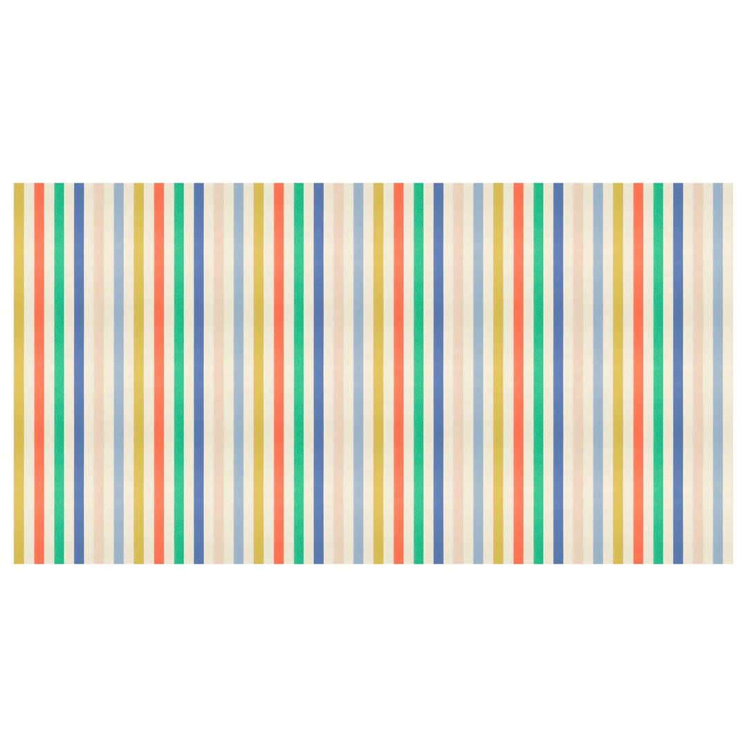 MULTI STRIPE TABLECLOTH Meri Meri Table Covers & Placemats Bonjour Fete - Party Supplies