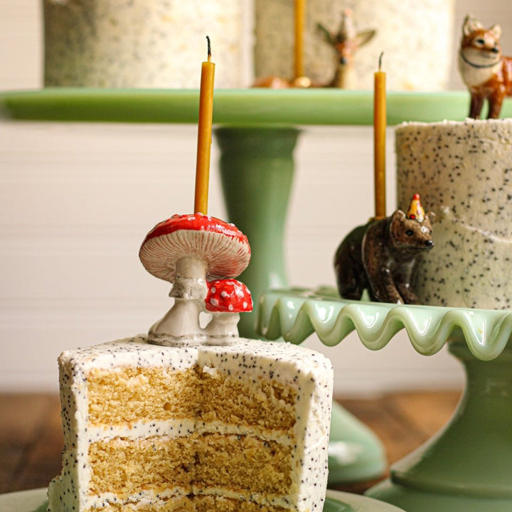 Mushroom Cake Topper Camp Hollow Cake Topper Mushroom Cake Topper Bonjour Fete - Party Supplies