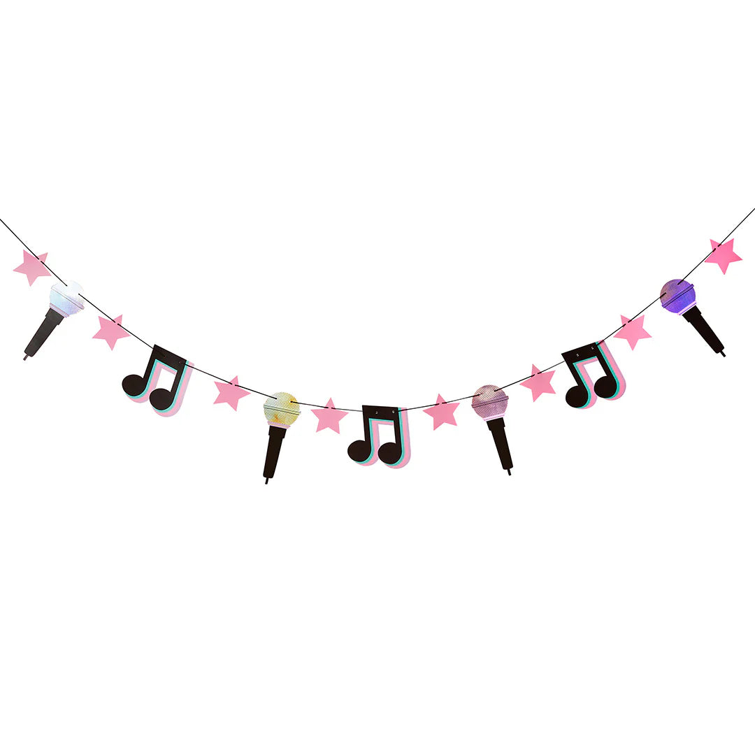 MUSIC PARTY GARLAND Hootyballoo by Club Green Garlands & Banners Bonjour Fete - Party Supplies