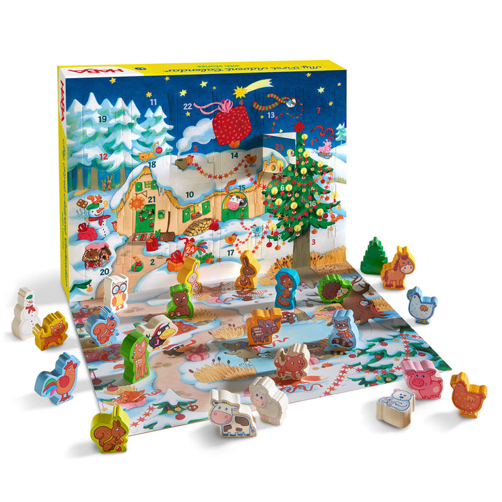 My First Advent Calendar - Farmyard Animals HABA USA Stacking & Sorting My First Advent Calendar - Farmyard Animals Bonjour Fete - Party Supplies