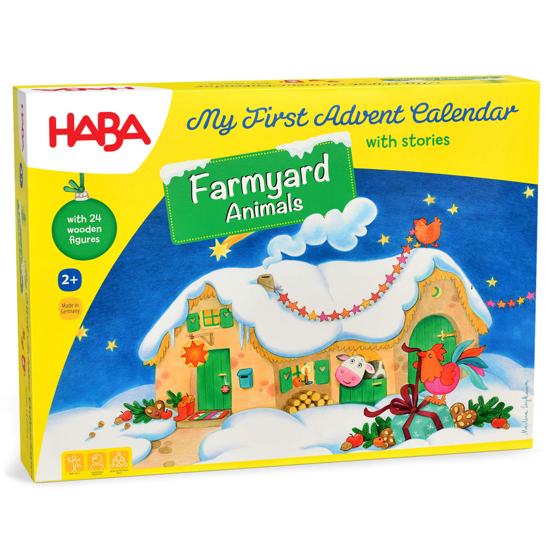 My First Advent Calendar - Farmyard Animals HABA USA Stacking & Sorting My First Advent Calendar - Farmyard Animals Bonjour Fete - Party Supplies