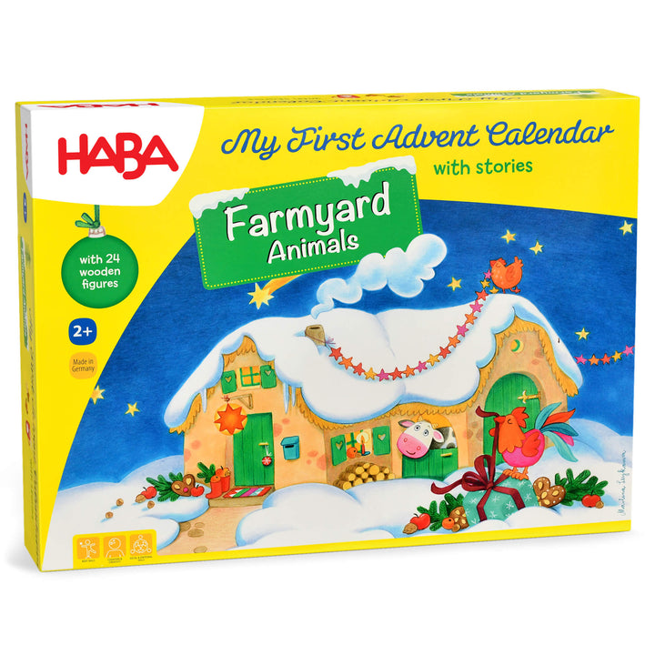 My First Advent Calendar - Farmyard Animals HABA USA Stacking & Sorting My First Advent Calendar - Farmyard Animals Bonjour Fete - Party Supplies
