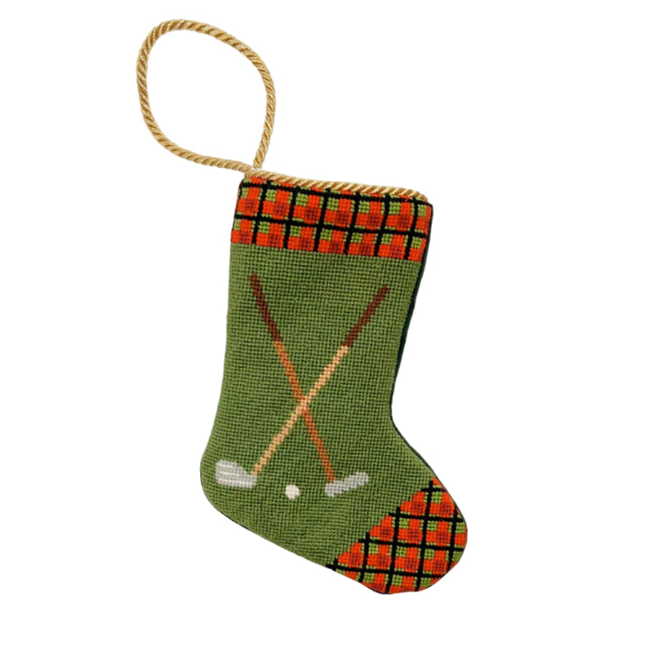 Tee Time Tidings (Golf Clubs) Bauble Stockings Bauble Stockings Tee Time Tidings (Golf Clubs) Bonjour Fete - Party Supplies