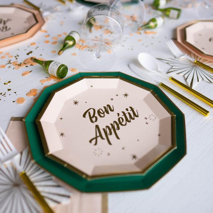 BON APPETIT PLATES Paper Source Wholesale Bonjour Fete - Party Supplies