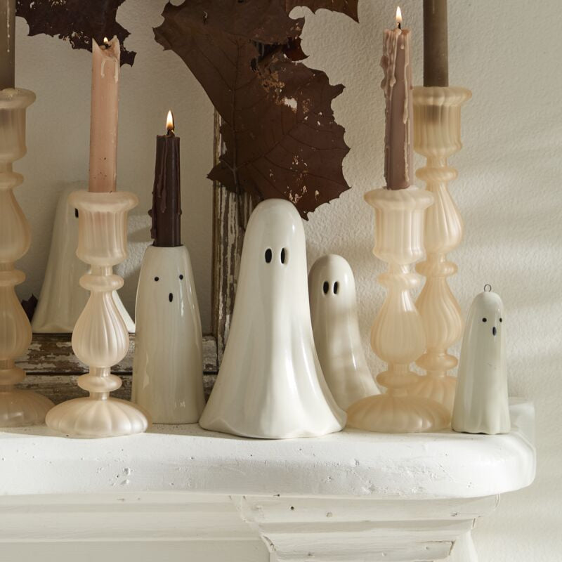 GHOST FIGURINE Accent Decor Halloween Home Decor GHOST FIGURINE Bonjour Fete - Party Supplies