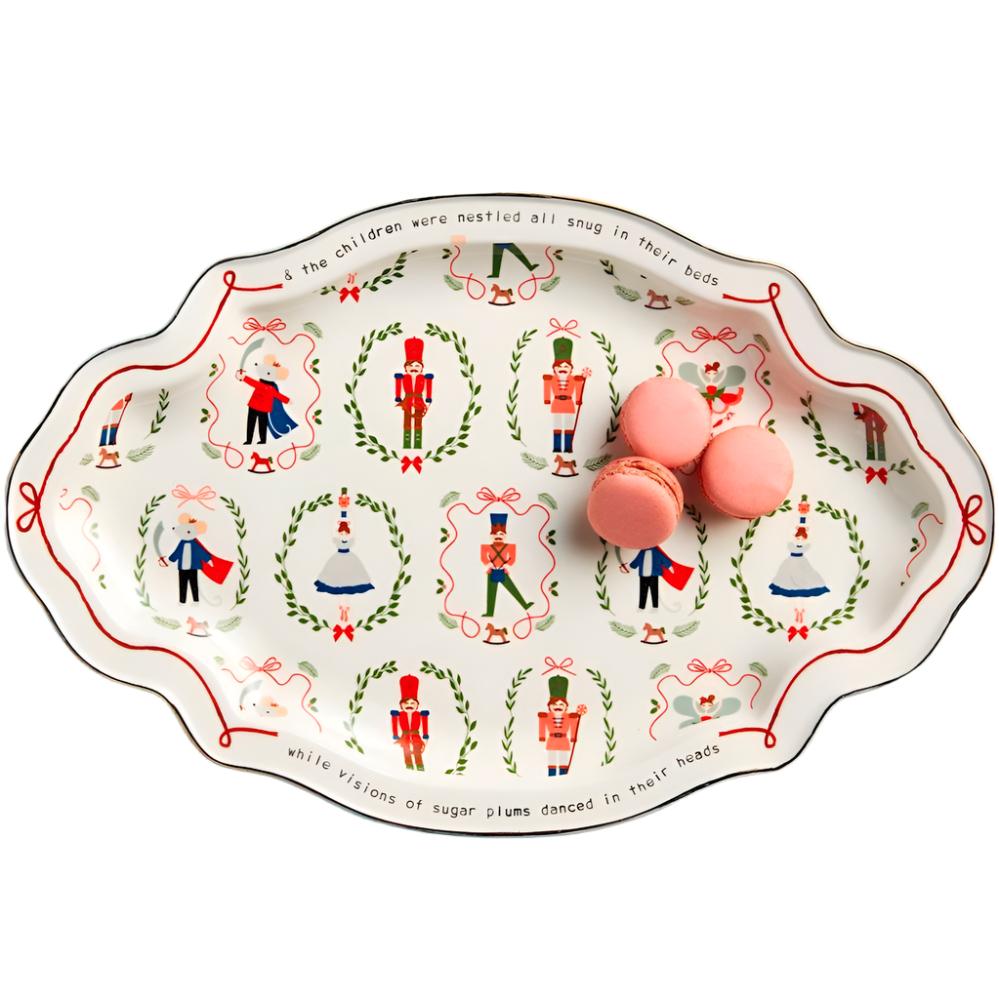 NUTCRACKER SERVING PLATTER Mud Pie Christmas Holiday Kitchen & Entertaining Bonjour Fete - Party Supplies