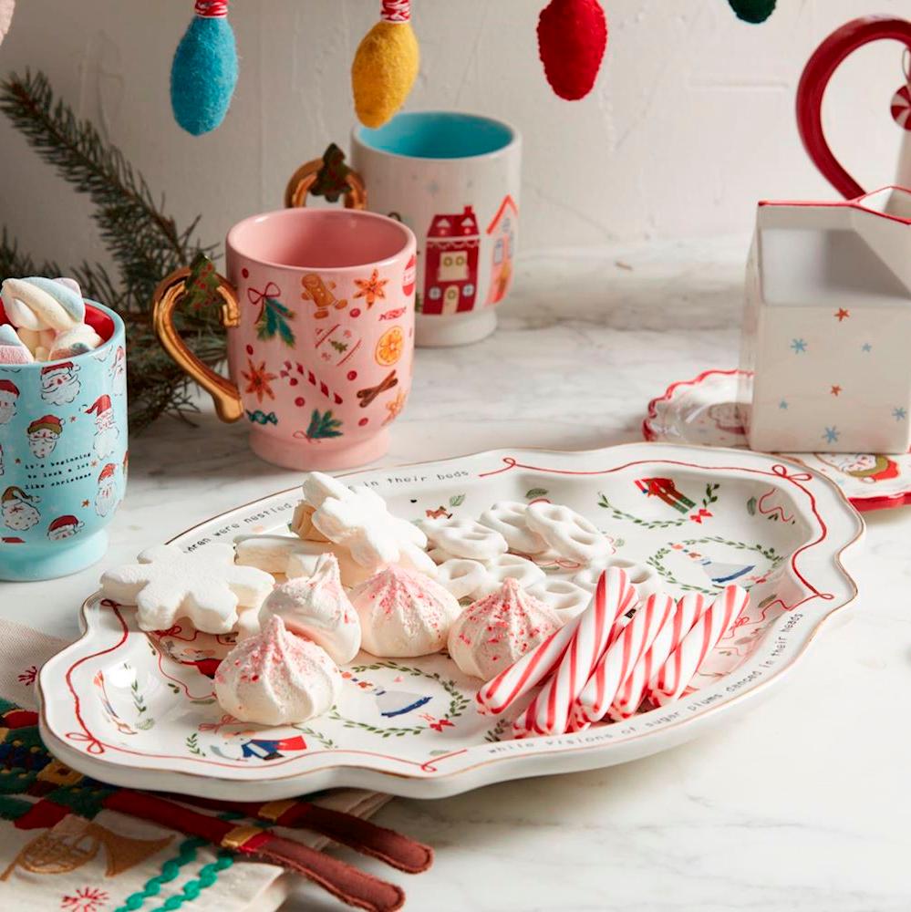 NUTCRACKER SERVING PLATTER Mud Pie Christmas Holiday Kitchen & Entertaining Bonjour Fete - Party Supplies