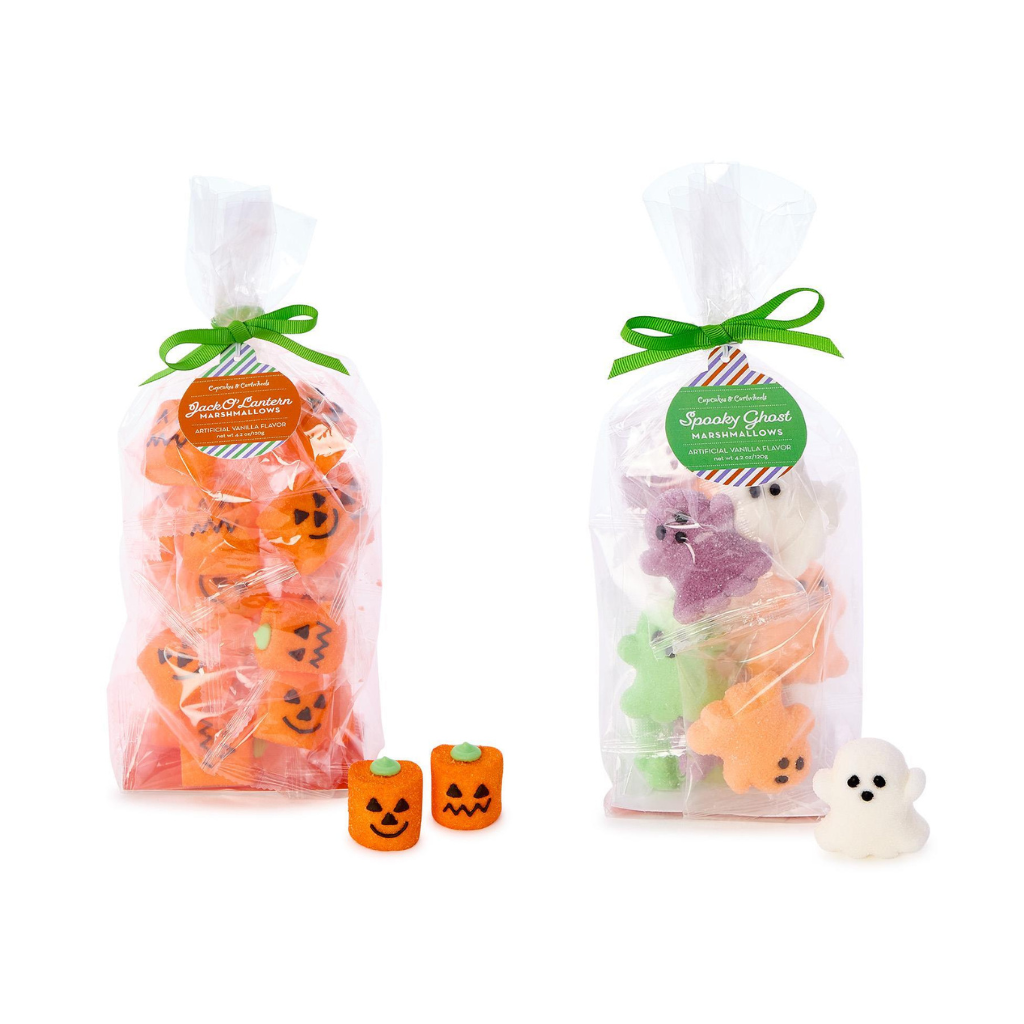 HALLOWEEN MARSHMALLOW GIFT BAG Two's Company Halloween Party Favors & Boo Baskets HALLOWEEN MARSHMALLOW GIFT BAG Bonjour Fete - Party Supplies