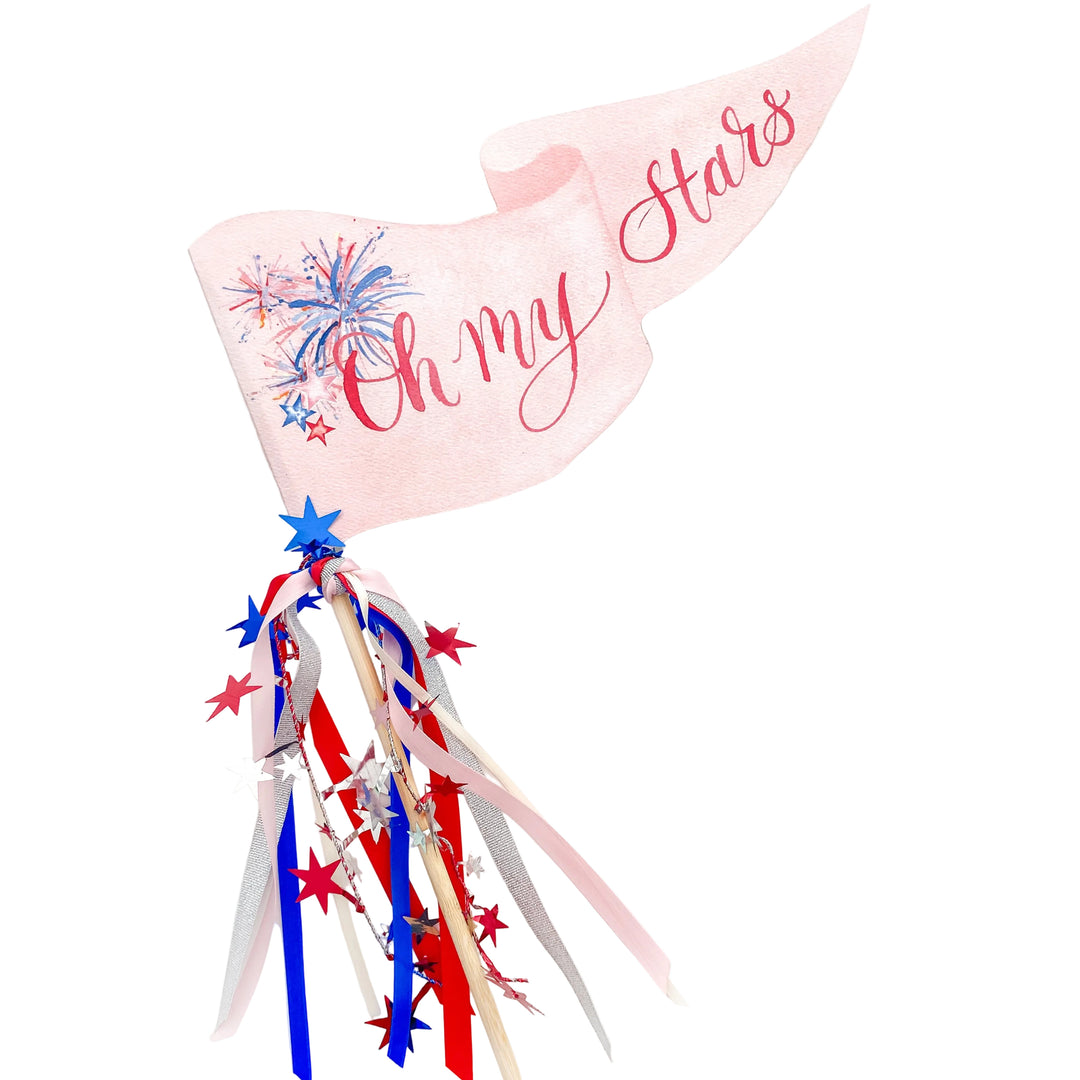 Oh My Stars Party Pennant Cami Monet Party Pennants Oh My Stars Party Pennant Bonjour Fete - Party Supplies