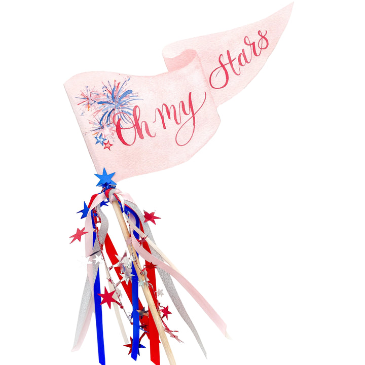 Oh My Stars Party Pennant Cami Monet Party Pennants Oh My Stars Party Pennant Bonjour Fete - Party Supplies