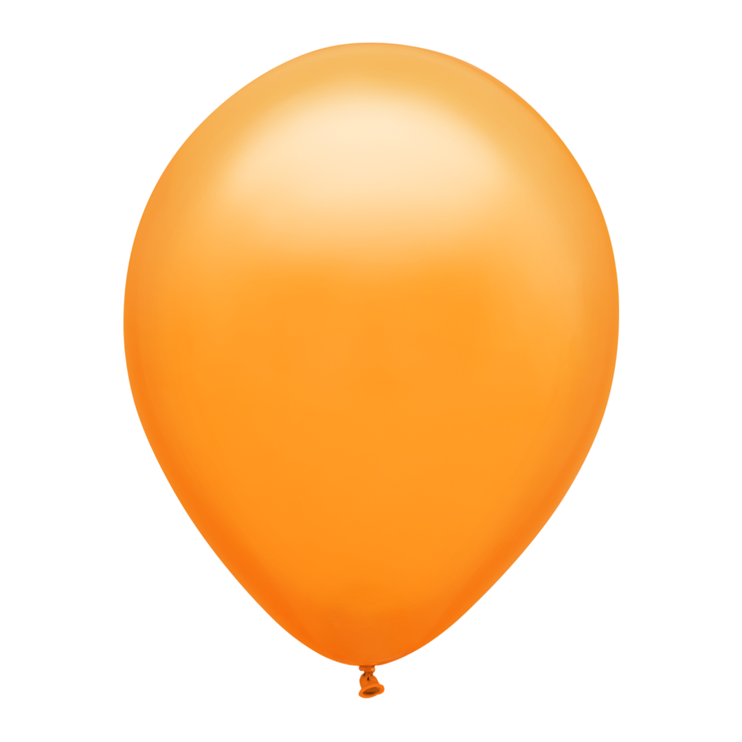 ORANGE LATEX BALLOON Qualatex Balloons Bonjour Fete - Party Supplies