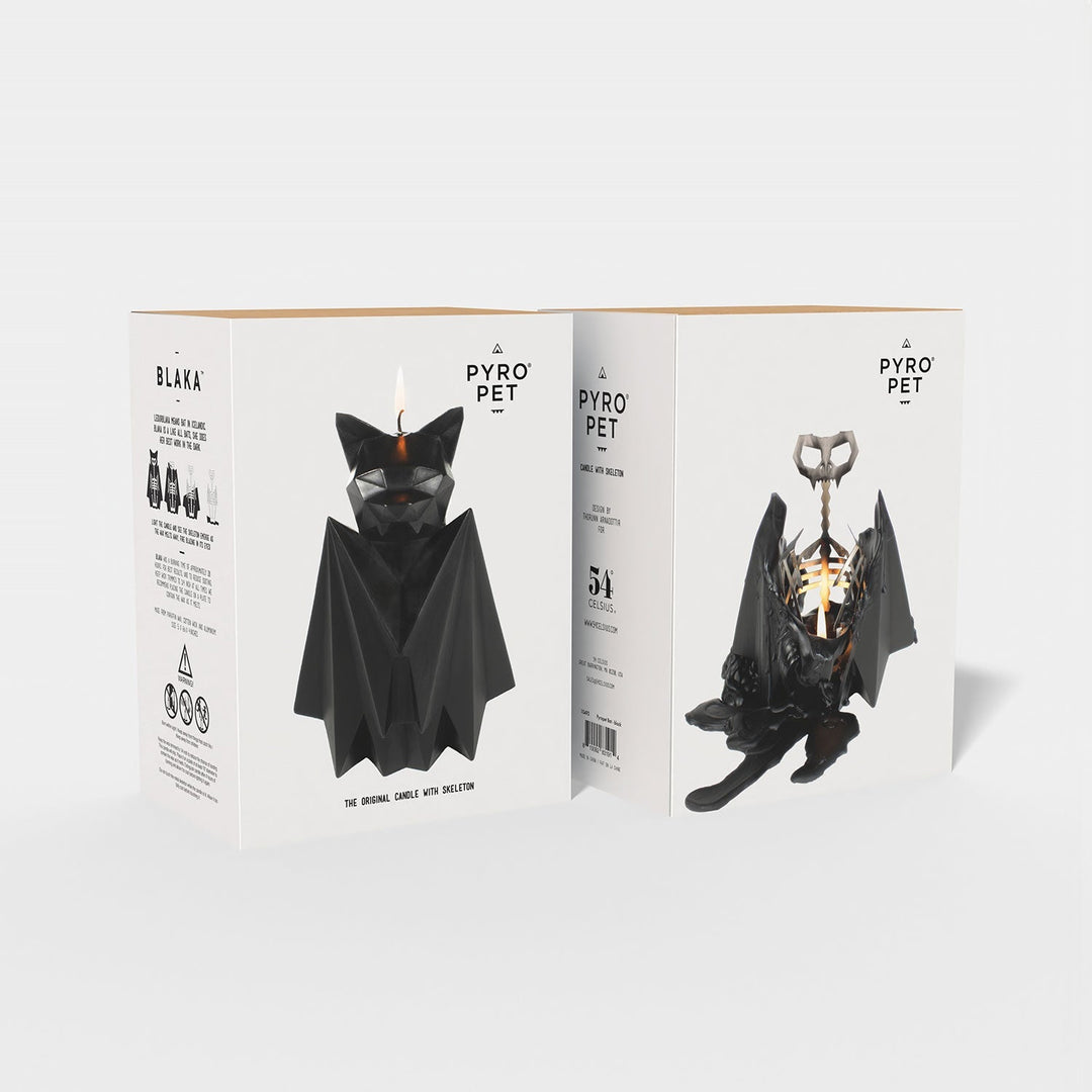 PyroPet Blaka Bat Candle - Black 54Celsius PyroPet Kisa (Bat) PyroPet Blaka Bat Candle - Black Bonjour Fete - Party Supplies