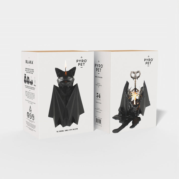 PyroPet Blaka Bat Candle - Black 54Celsius PyroPet Kisa (Bat) PyroPet Blaka Bat Candle - Black Bonjour Fete - Party Supplies