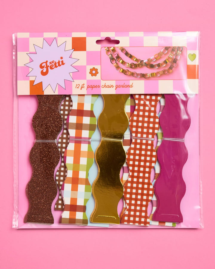 Thanksgiving Paper Chains - autumn paper garland